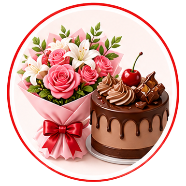 Flower and cake combos 