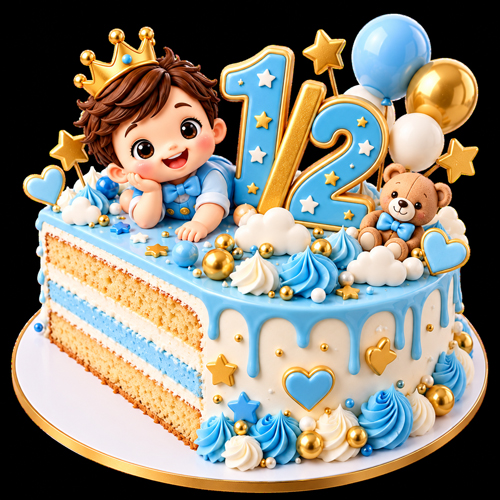 Half Birthday cakes